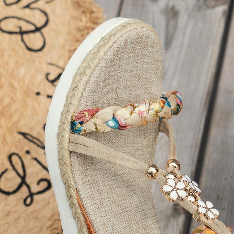 Large Size Slope Heel Sandals Women Summer New Casual Beach Sandals Women