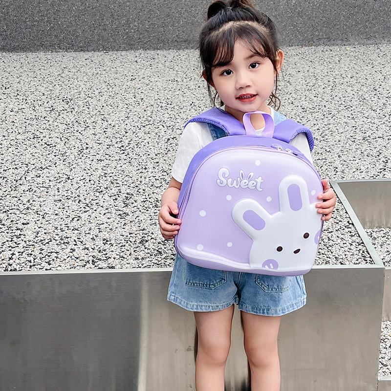 Cute Cartoon Rabbit Eva Backpack For Girls Trendy Outdoor School Snacks Bag