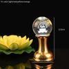 Charge Plug In Coloured Glass Lotus Lamp LED Buddha Lamp God of Wealth Lamp Temple Pray Household Crystal Ever Burning Lamp