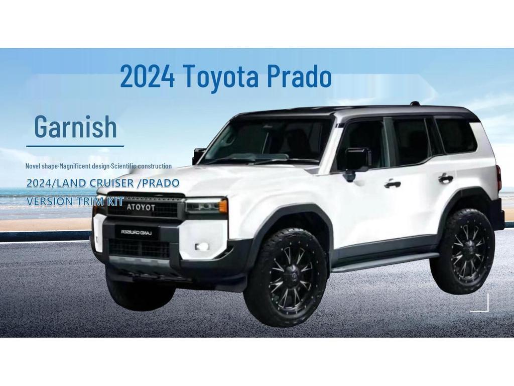Toyota Prado LC250 Fog Light Cover Eyebrow Decoration - Fits 24 Models