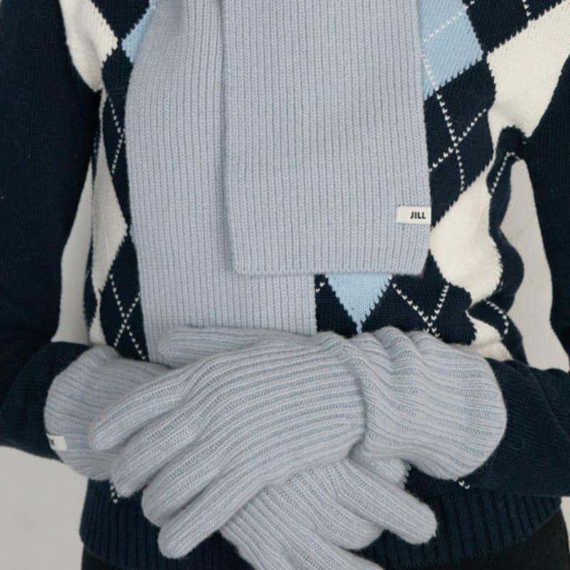 

JILL BY JILLSTUART Шерстяные кашемировые вязаные перчатки с отверстием для пальца 4 ЦВЕТА (JLGV4F302CG) Charcoal