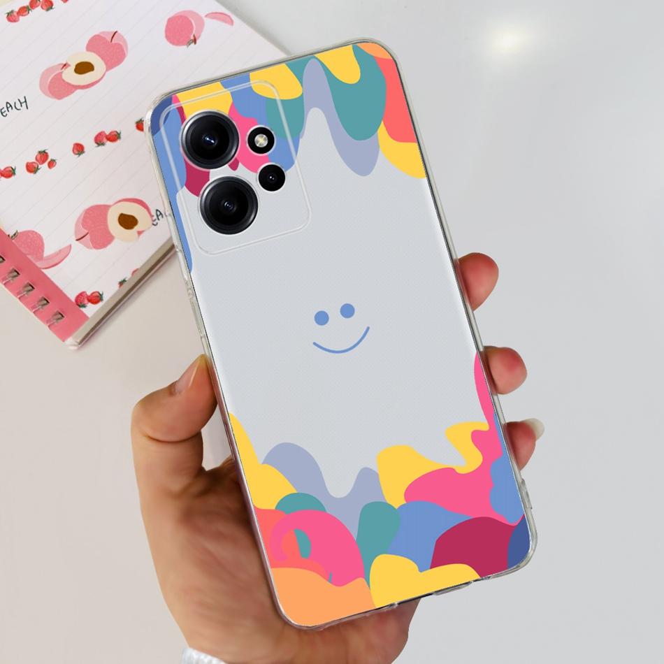 For Xiaomi Redmi Note 12 Global Stylish Phone Case Soft Silicone TPU Back Cover For Redmi Note 12 Pro 4G Note12 12Pro
