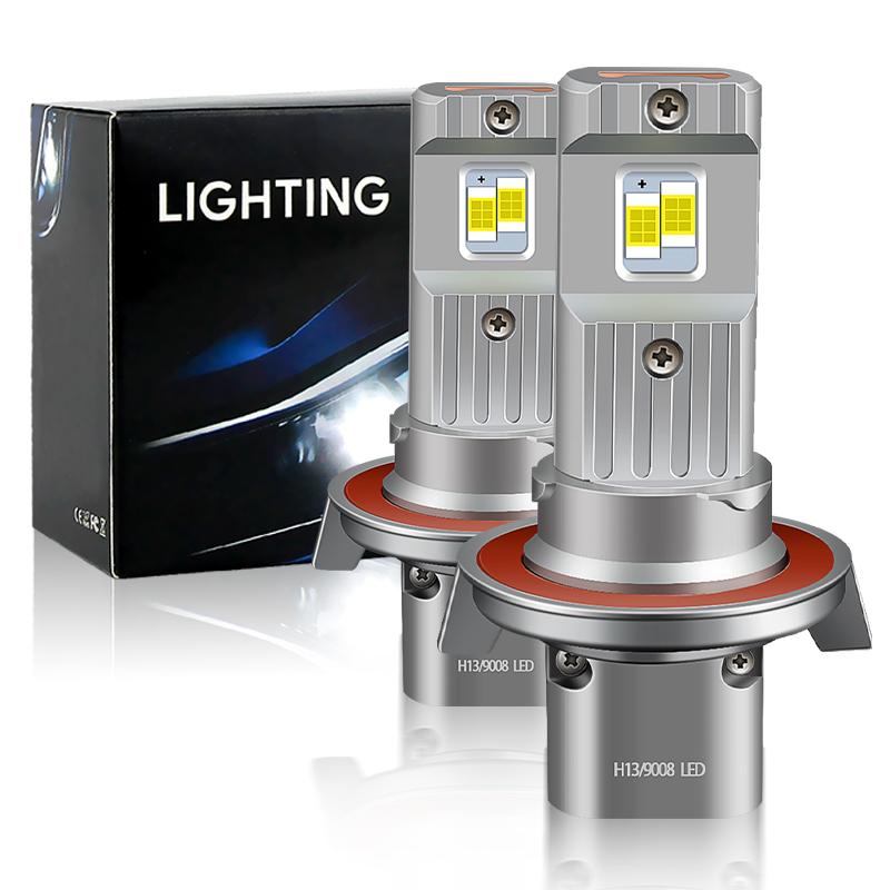 2PCS 9004 HB1 Canbus LED Headlight 9007 HB5 9008 H13 Hi/Lo Beam LED Car Headlamp Bulb 30000LM Super Bright 6000K White Fog Light
