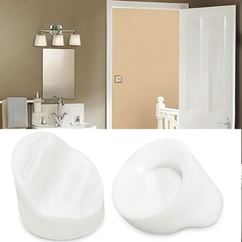 50lots Silicone Hole Covers Flush Entry Door Frame Plugs for Door Frame Repairs and Hardwares Projects