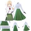 Vibrant Anime Violet Evergarden Cosplay Costume Featuring Elegant Blouse And Skirt Set