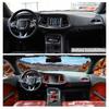Car Interior Full Decoration Cover Trim Bezels For Dodge Challenger 2015-20 Red