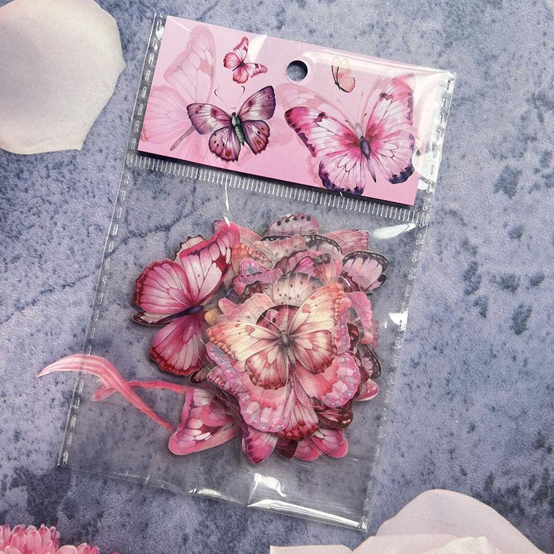 40 unidades Adesivos Graffiti Borboleta Artigos de Papelaria Embalagem de Presente Suprimentos Adesivos DIY, Adesivos para Selar Caixas, Etiquetas para Embalagem de Sacos de Decoração de Caixas de Presente