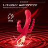 3 in 1 Rabbit Vibrator Women Dildo Sex Toys G-Spot Vaginal Orgasm Masturbator Anal Plug Clitoris Nipple Stimulator Adult Insert Masturbation Supplies