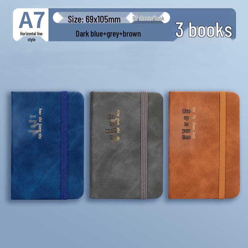 A7 Mini Pocket-Sized Notebook: Portable, Simple, and Perfect for Students