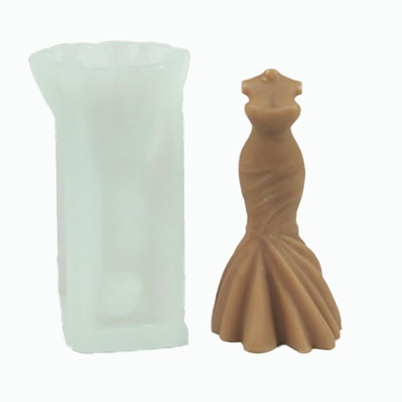 

Вечернее платье Силиконовые формы для свечей, мыла, мастики, шоколада, конфет, свадебного платья, силиконовые формы для свечей для эпоксидной смолы 1