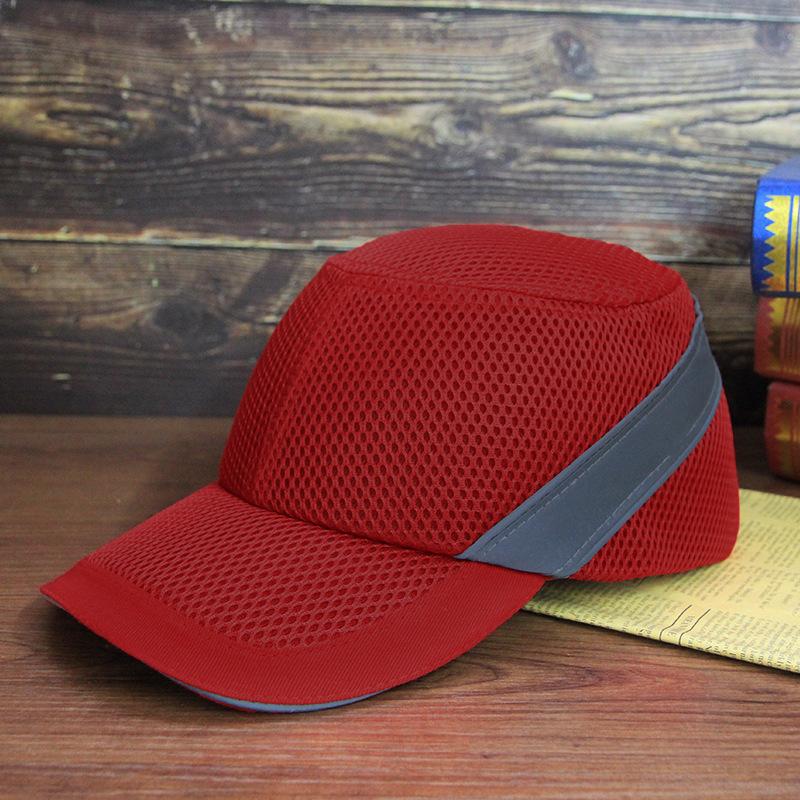 Net Cloth Hi Viz Anti Collision Hard Hat Work Safety Bump Cap Baseball Hat Style Without Helmet Hat Head Protection Repairing