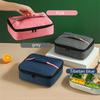Insulated Lunch Box Oxford Cloth+aluminum Foil Cold Food Cooler Thermal Bag Handbag, Men Women Travel Portable Camping Picnic Ba