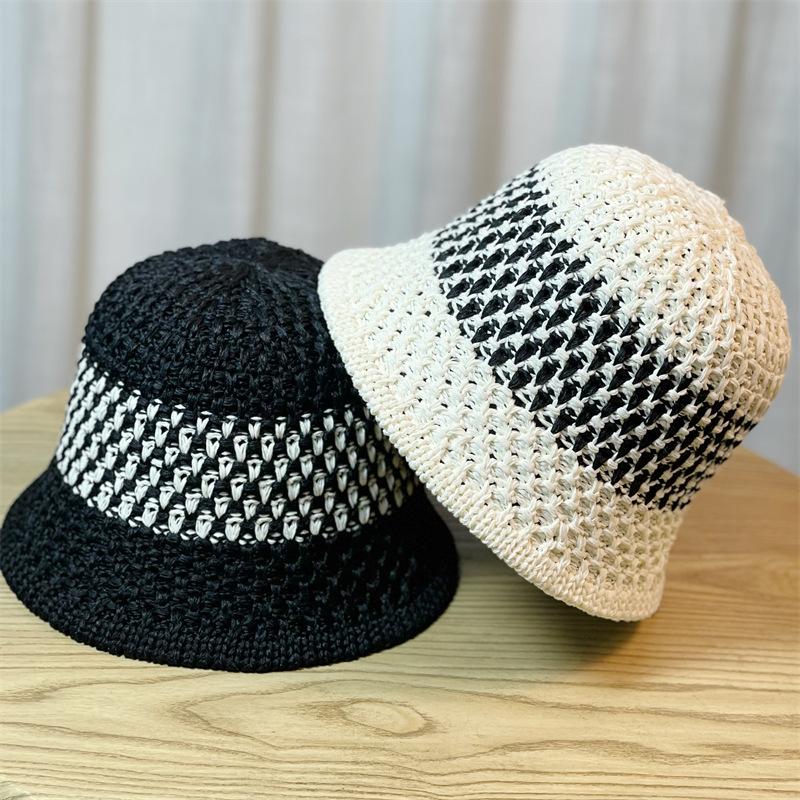 Womens Hat Fisherman Summer Travel Fashion Casual Shade Handwoven Hat Straw