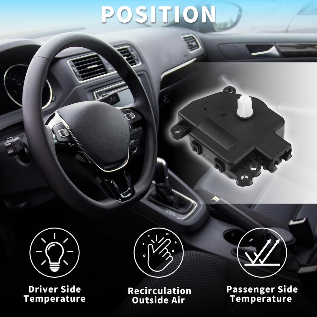 TUCKBOLD Jeep Grand Cherokee HVAC Heater Blend Air Door Control Actuator Replacement Durable No.68224186AA