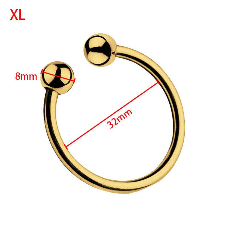 2 Perlen zum Öffnen von Penisringen aus Metall, Bondage-Cockring hinter der Eichel, Bondage-Schwanz, Verzögerung der Ejakulation, erotisches Sexspielzeug für Männer, Shop