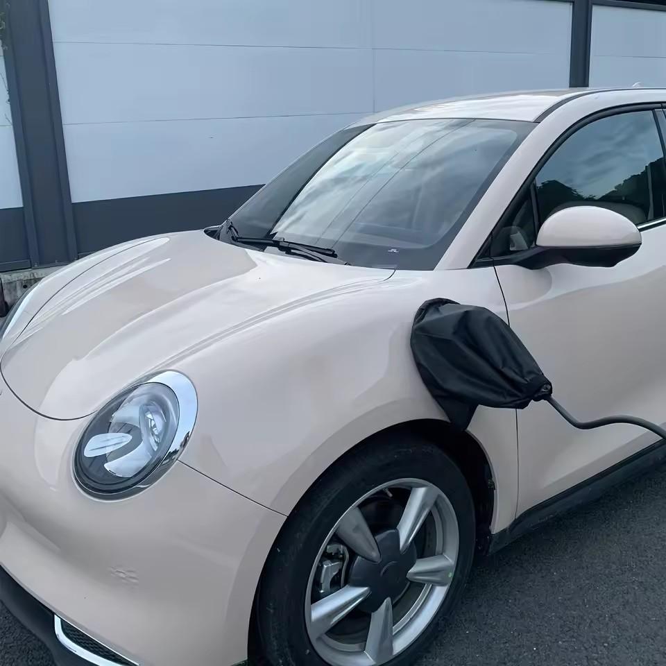 Magnetic EV Charger Port Cover - Durable, Weatherproof, UV & Snow Resistant, Heat Insulating for Electric Vehicles