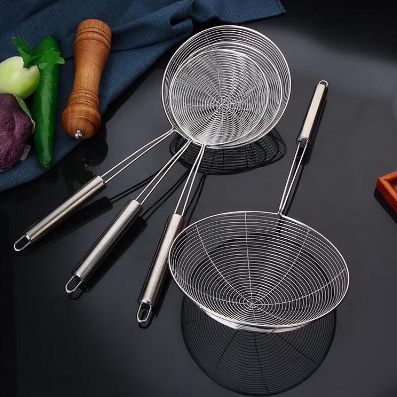 

Stainless Steel Kitchen Strainer Spoon