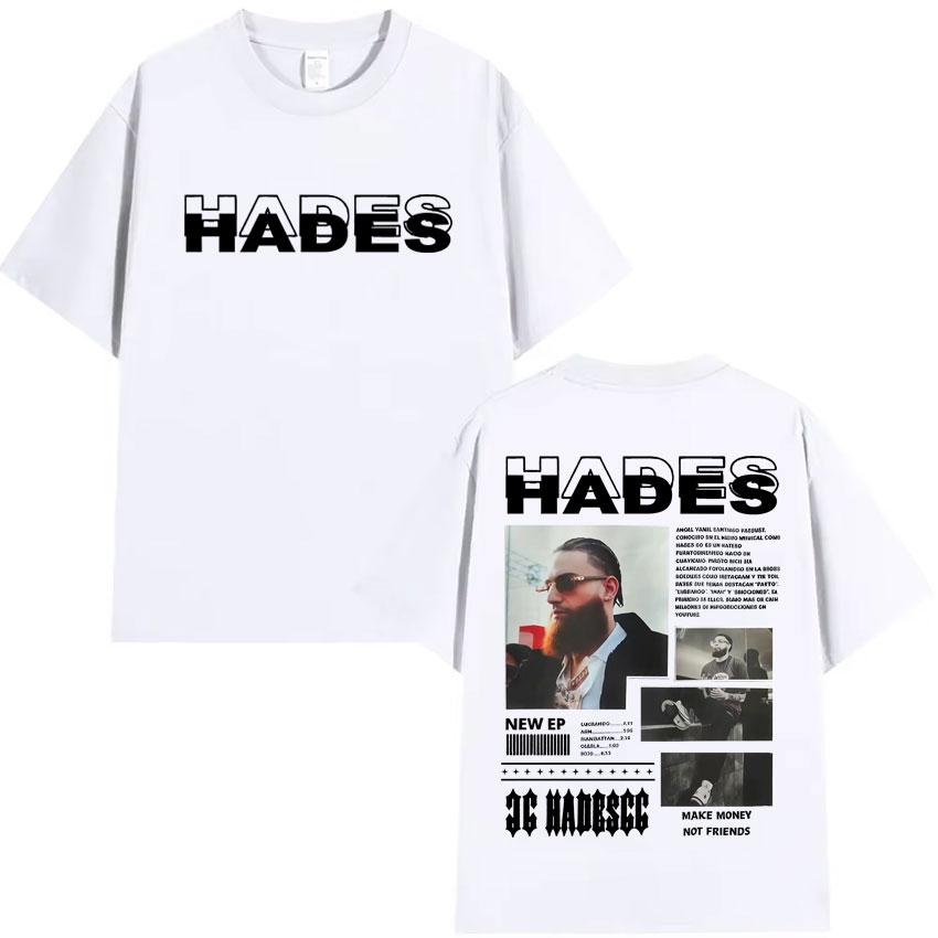 Hades66 New Album Hip Hop Rapper TShirts Y2K High Quality 2025 Cotton Pop Tee Shirt Mens Short Sleeve Casual Clothes Streetwear