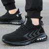 Steel Toe Safety Work Shoes With Anti-Puncture Sole Lightweight Breathable Construction Industry