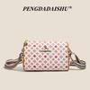 Borsa da Donna Nuova Borsa a Spalla con Stampa Alfabetica Moda Retro Borsa a Cuscino Borsa a Tracolla di Alta Gamma Trendy