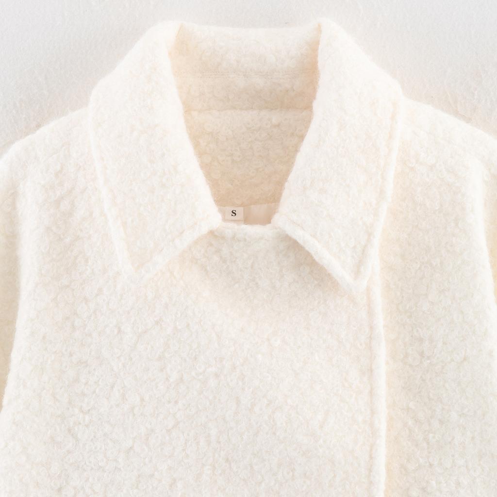 European and American style, new women's clothing, fashionable, casual, versatile classic circle velvet coat