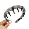 Women Headband Ribbon Decor Anti-slip Teeth Headband Lightweight Versatile Hair