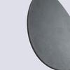 Modern Wall Mount Lamp , Flat Round Simple Outdoor Wall Sconce Small Embedded Black White Wall Light Matte Die-cast Aluminum Waterproof Wall Lamp