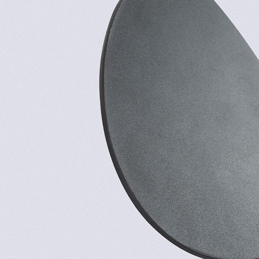 Modern Wall Mount Lamp , Flat Round Simple Outdoor Wall Sconce Small Embedded Black White Wall Light Matte Die-cast Aluminum Waterproof Wall Lamp