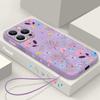 Foral Print Pattern Phone Case For iPhone 16 15 14 13 12 Pro Max 11 16E Magnetic For Magsafe Wireless Charge Soft Silicone Cover