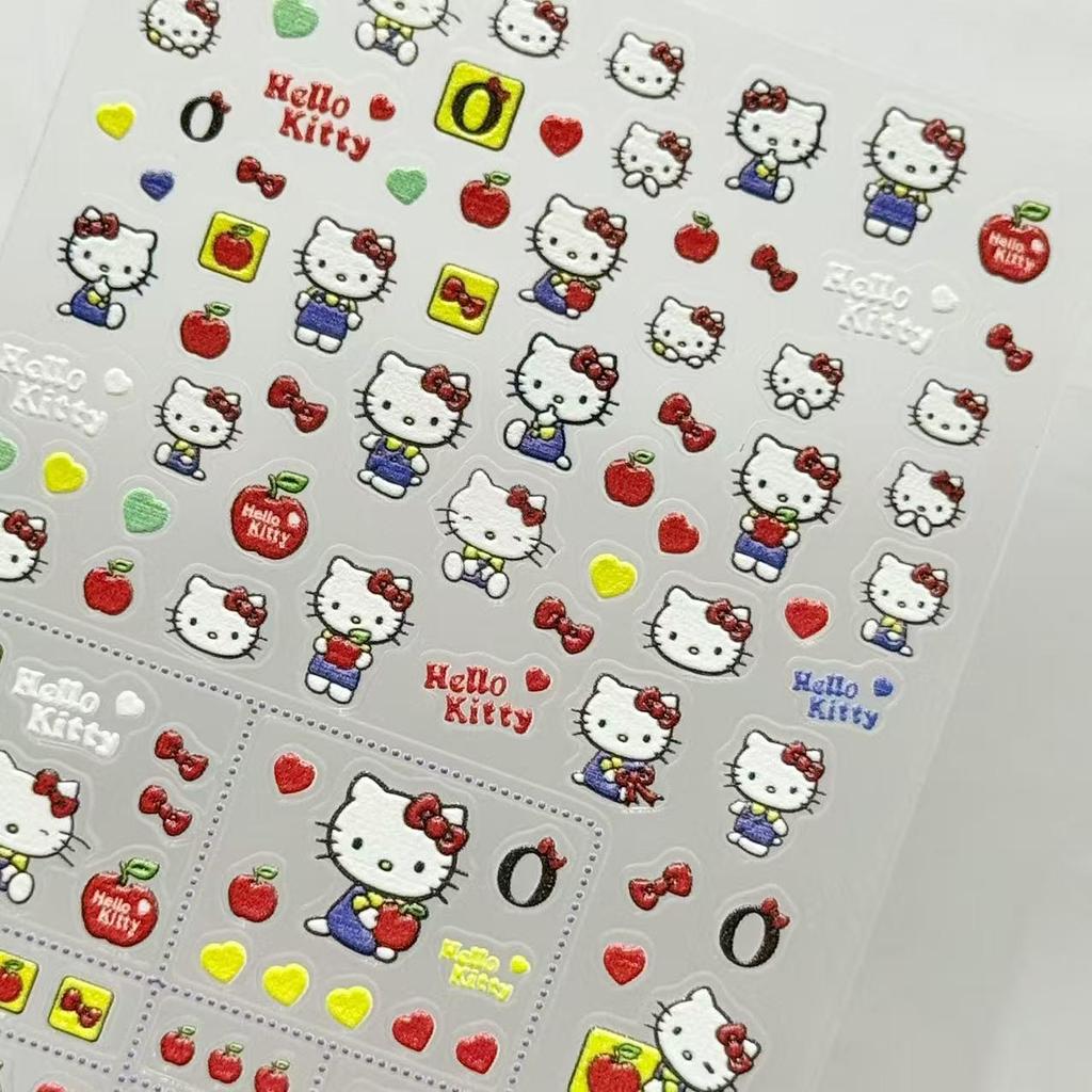Hello Kitty letní samolepky na nehty - Plná sada pro kutily