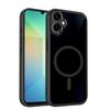 KEYSION Funda Magnética para Teléfono para Samsung A07 A06 A05 Silicona+PC Mate Translúcida Transparente Funda a Prueba de Golpes para Galaxy A05 A06 A07