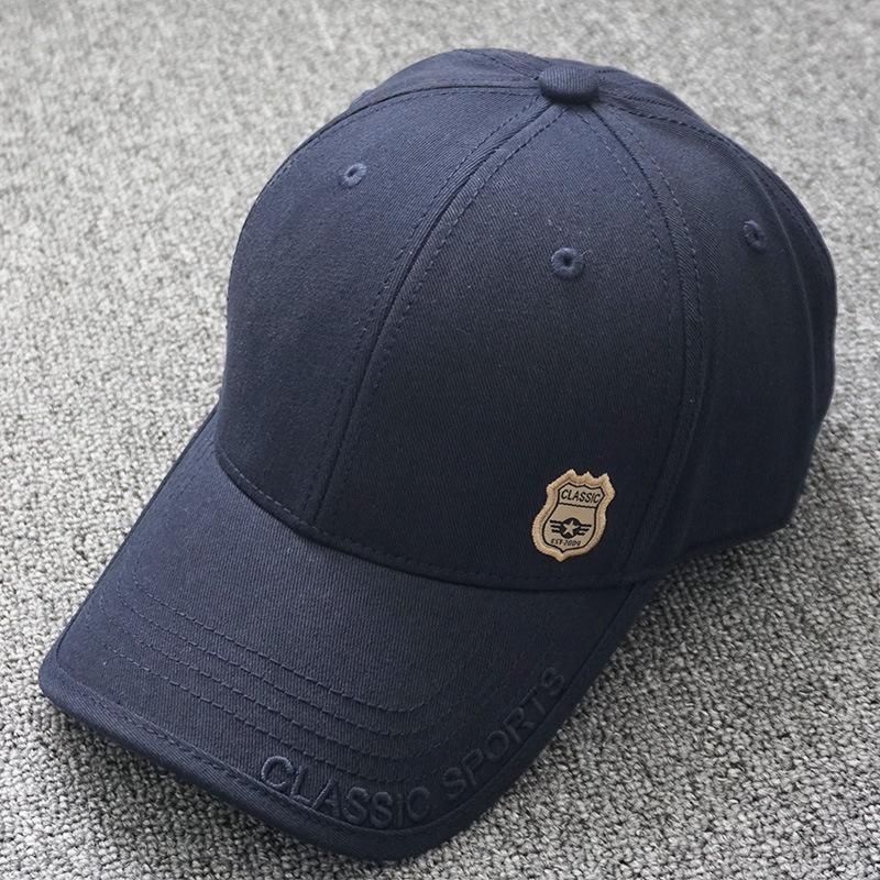 

Unisex Korean Style Embroidered Letter Baseball Cap – Spring/Summer Trendy Duckbill Sun Hat Standard (56-59 cm) синий