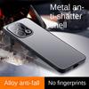 For OPPO Find X9 X9 Pro AG Aluminum Alloy TPU Soft Case with Integrated Lens Anti-Slip Drop-Proof and Anti-Fingerprint