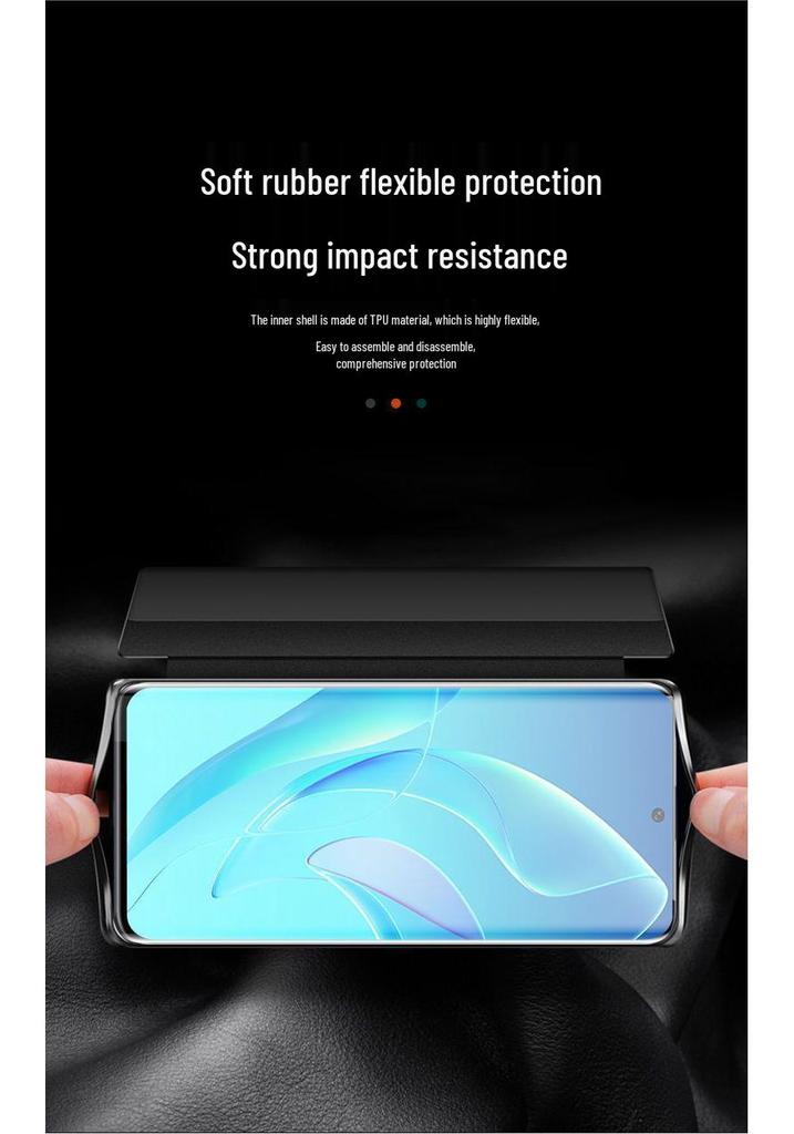 Oryginalne skórzane etui z klapką OnePlus Ace 2V z pełnym pokryciem i odpornym na upadki silikonem