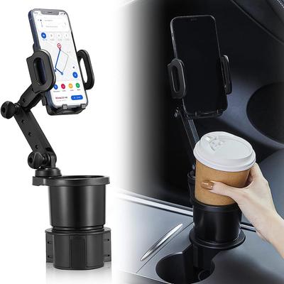 Becherhalter-Erweiterung für Auto 360° Drehung Handyhalterung Halterung Kompatibel für iPhone/Android Smartphones