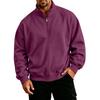 Sudadera de Talla Grande para Hombre Ajuste Holgado Manga Larga Informal Pullover para Otoño Invierno