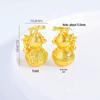 Retro Sand Gold Gourd Pendant: High Color Retention, Peaceful Style