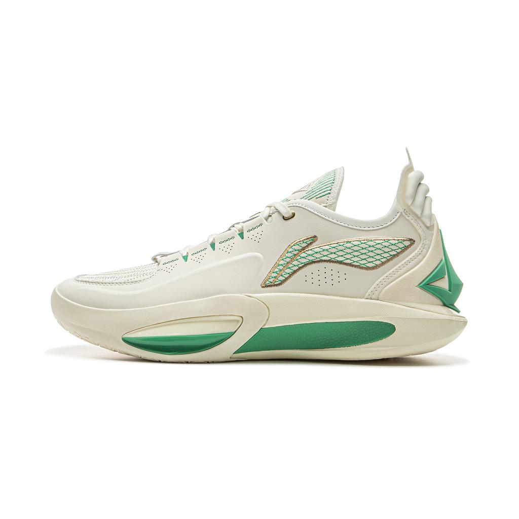 New LiNing JB3 Anti Roll Over Coverage Low Top Basketball Shoes Men's Ivory ABAU107-2