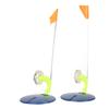 6 Set Ice Fishing Flag Portable Fishing Flag Outdoor Winter Fishing Supplies with Hooks Lines