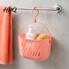 Multi Purpose Hanging Basket for Kitchen Portable Shower with Rotatable Hook Hollow Drainage Caddy Quick Dry Organizer Dorm Large Capacity Bathroom