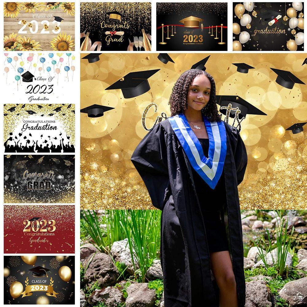 

Выпускной сезон Выпускной сезон Баннер Выпускные украшения Выпускной Фон Ткань