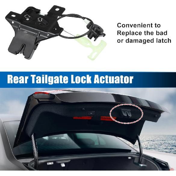 ACROPIX 6E5Z5443200D Rear Tailgate Lock Latch Actuator 3 Pin Replacement Fit for Ford Fusion 2006-2008 for Lincoln MKZ 2007 for Mercury Milan