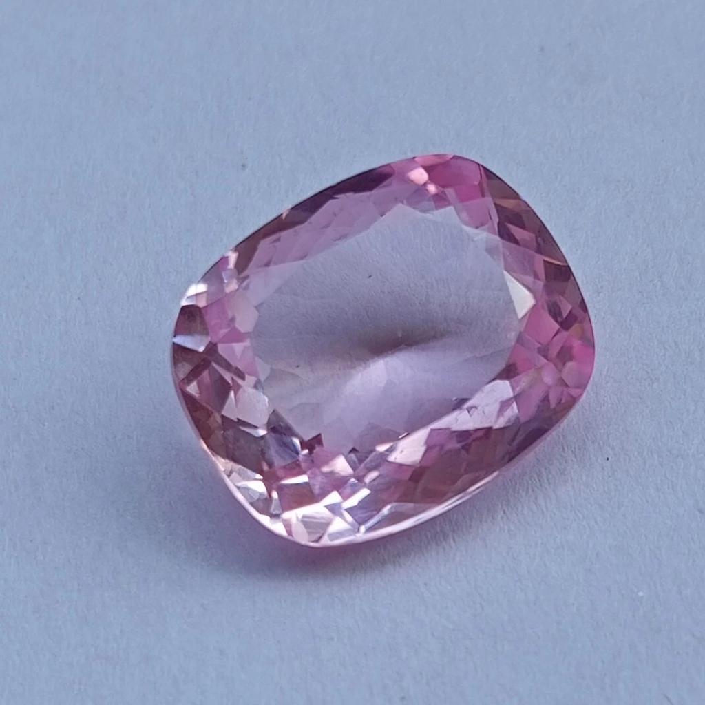 Certified Natural Pink Sapphire Cushion Cut 14+ Ct Fabulous Loose Gemstone