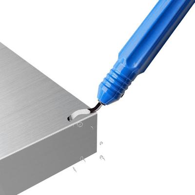 NB1100 Deburring Chisel Compact Simple Operation Rotating Head Wood Trimming Tool Set for Stainless Steel