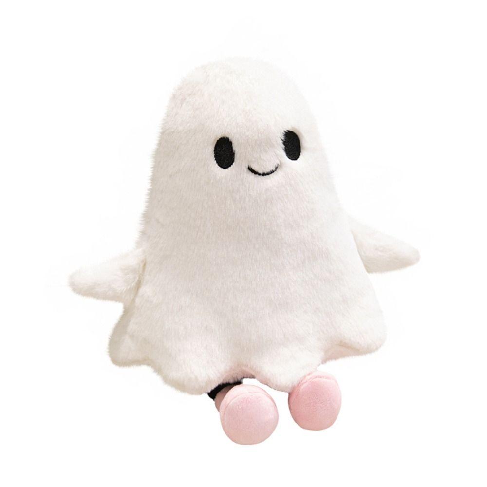 Simulation Cartoon Ghost Doll Toy Fluffy Holloween Ghost Pillow Little Ghost Plush Doll  Kids Gifts