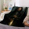 1pc Sword Knight Flannel Blanket Soft Warm Throw for Home, Office, Travel, All-Season Cozy Bedding GiftL1170