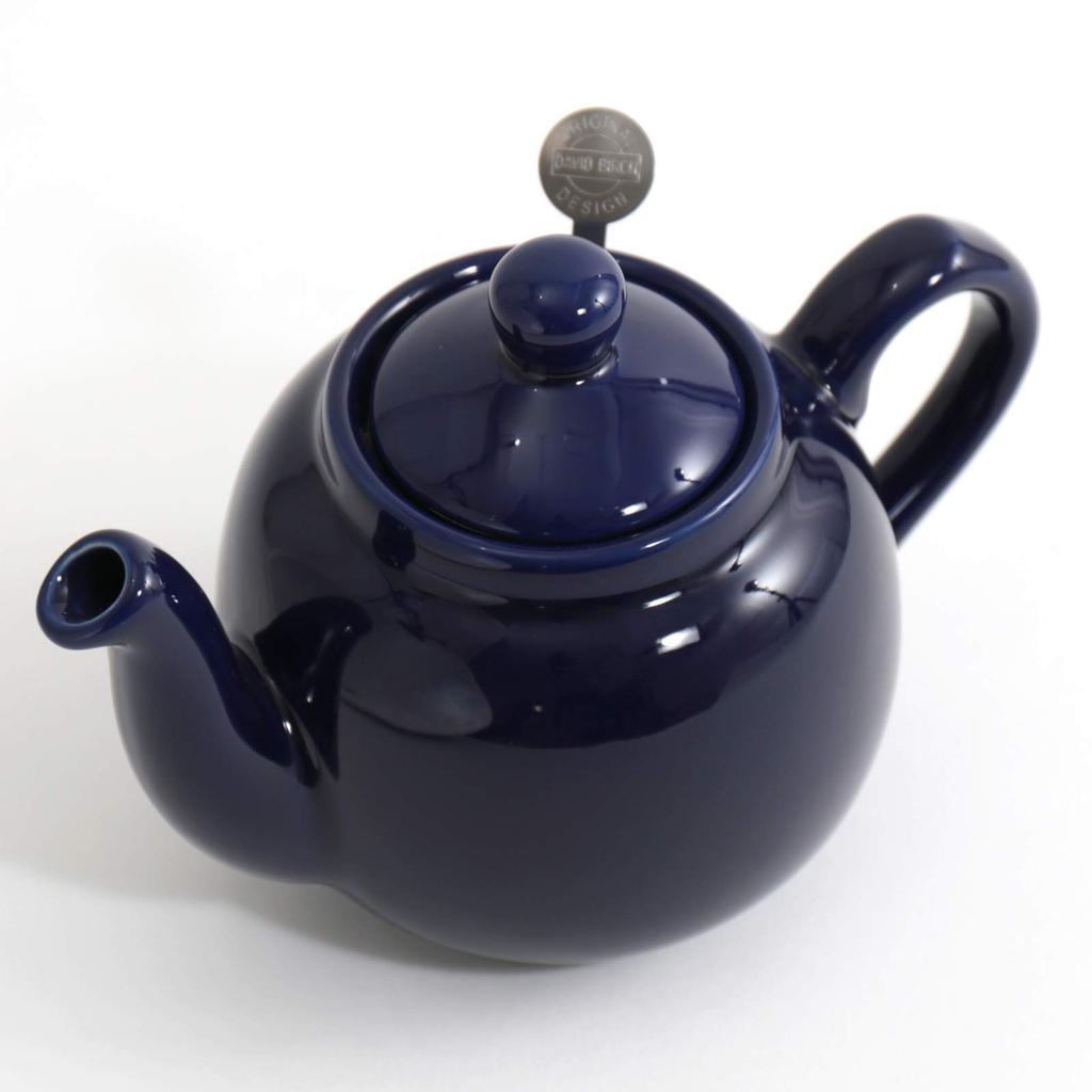 London Pottery Cobalt Blue Teapot, 2 Cups, 550ml, British Brand, for Tea