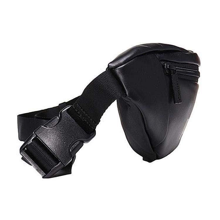 Puma Core Adjustable Woven Belt With Foil Logo Polyester Chest Bag Women Bags Black Gold 076115-01