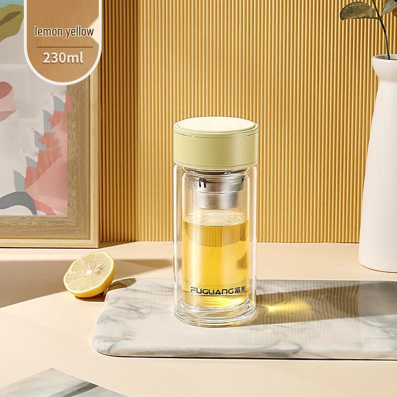 

Fuguang Insulated Double-Layer Glass Water Bottle