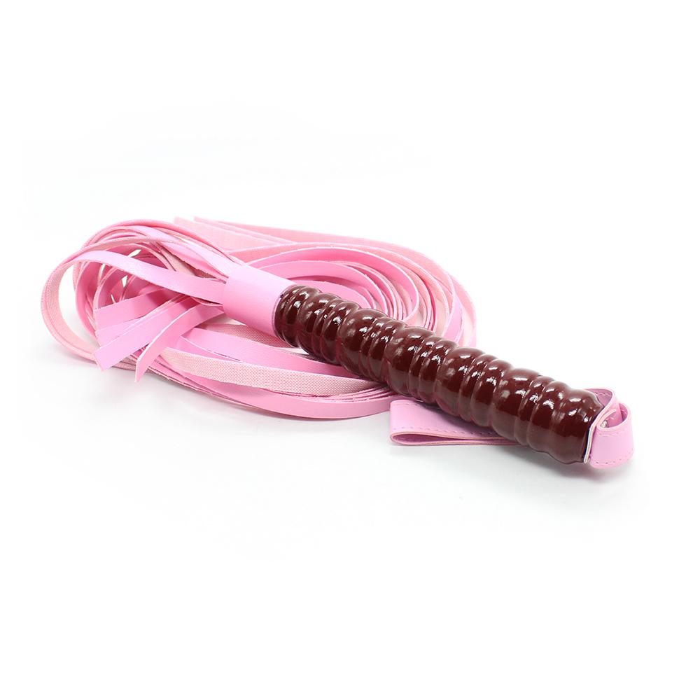 VaHppy Sex Whip 60CM 120G PU 4colors Game Toys Couple Flirting Spanking SM BDSM Tassel Tail Alternative Stimulation Sex Toys Delicate Handle